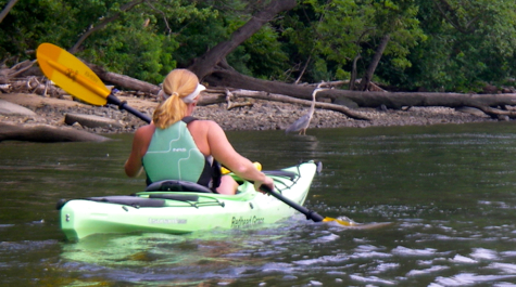 On the water