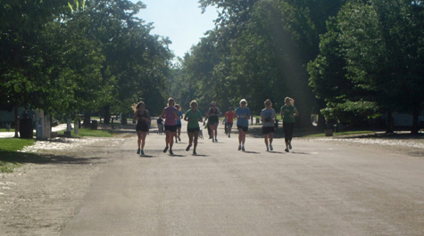 Early morning run