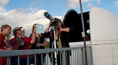 Recording the transit