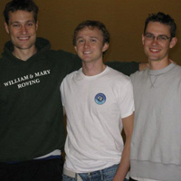 From left: Nathan Walker, T.J. Wallin, Ryan Fliss