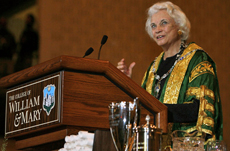 Sandra Day O'Connor at William & 玛丽 in 2009