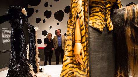 Costumes on display