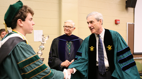 Greeting the graduate