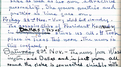 Coleman diary