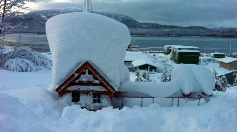 Snowed in