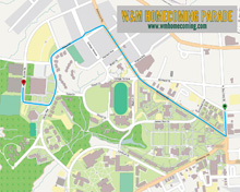 Parade route (Click for a larger version)