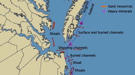 Offshore sand resources