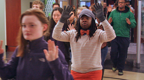 Hands up