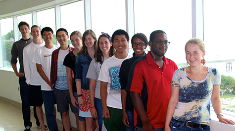 REU students