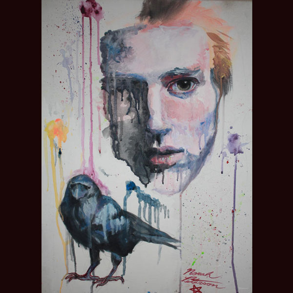 "Inhibitions," acrylic on canvas (Photo courtesy of Norah Peterson)