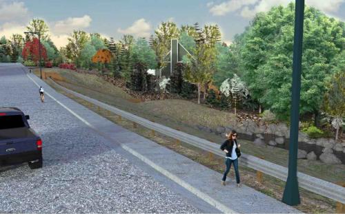 Rendering of new Lake Matoaka Dam