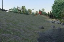 Rendering of new Lake Matoaka Dam
