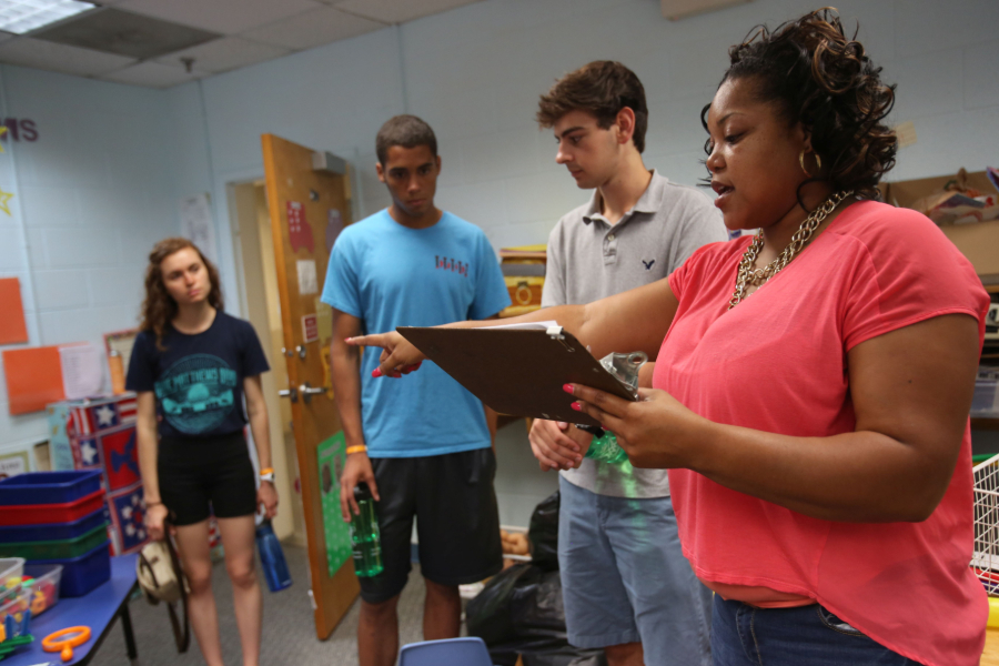Community partner directing W&M students