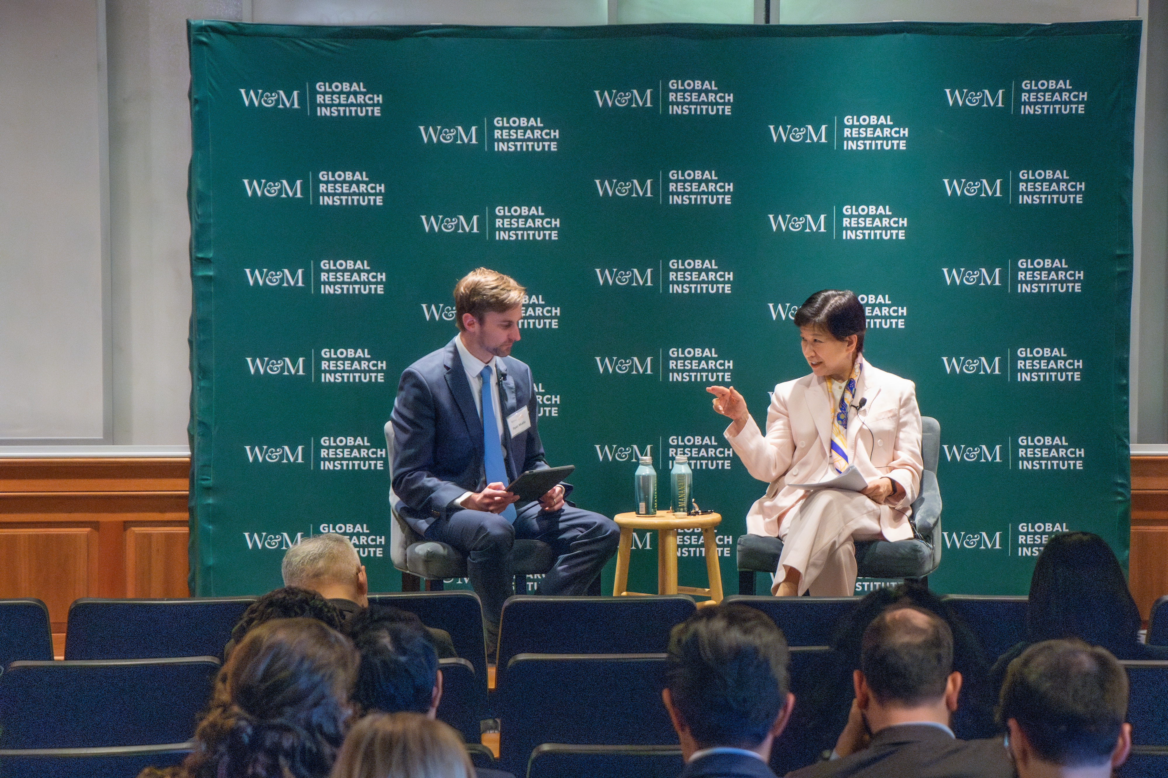 Dr. Ryan Musto and Ms. Izumi Nakamitsu