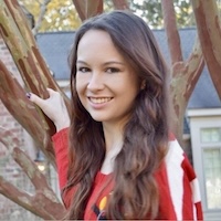 Kellie McDowell at tree