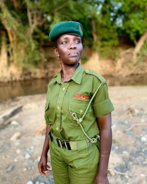 Silvia Nashipae, First Lady Ranger,Corporal, and Ranger Instructor. PHOTO: SORALO