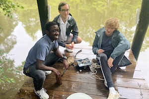 Students deploy water sensor at dock