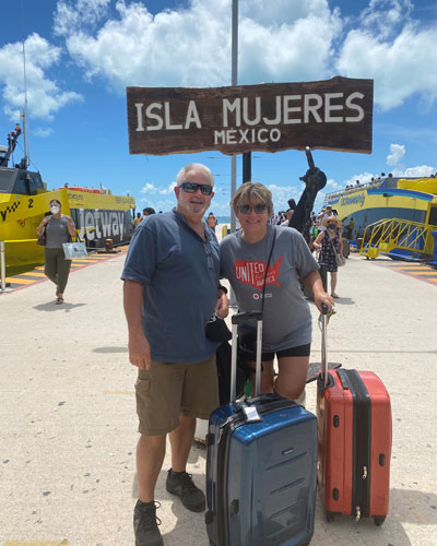 Karen and her husband, Ron. 