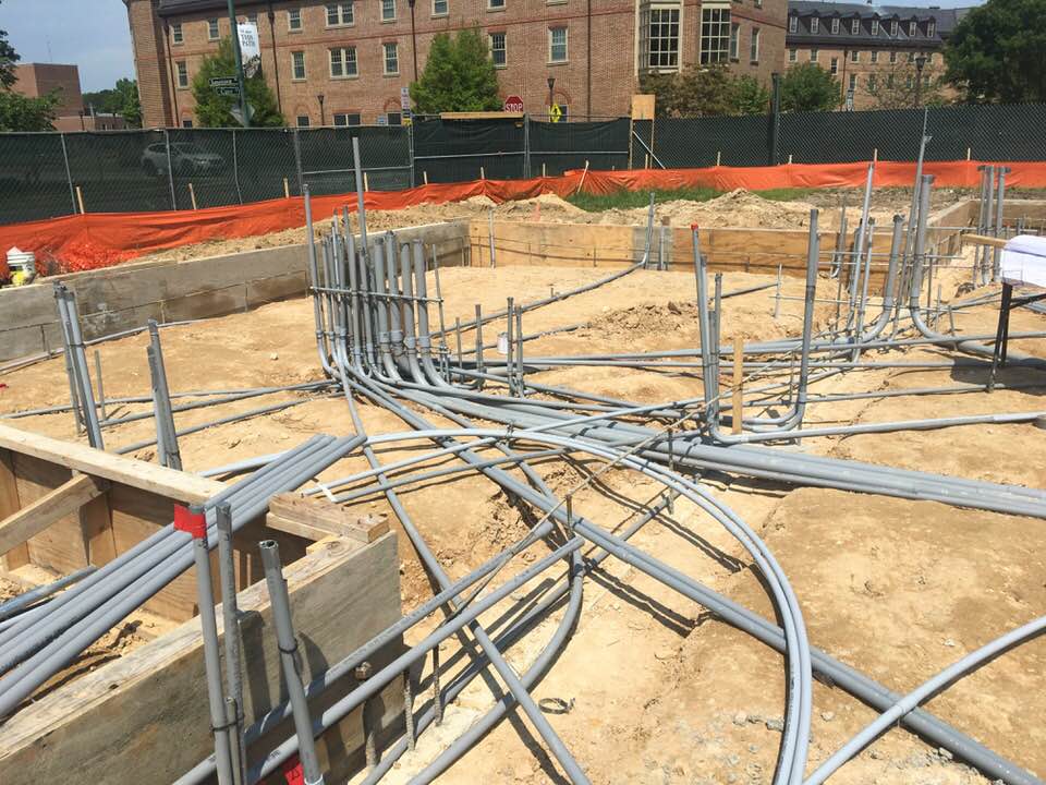 The Shenkman Jewish Center in the starting stages of construction. Photo Credit: Dave Schontz