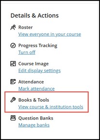 Details & Action dropdown