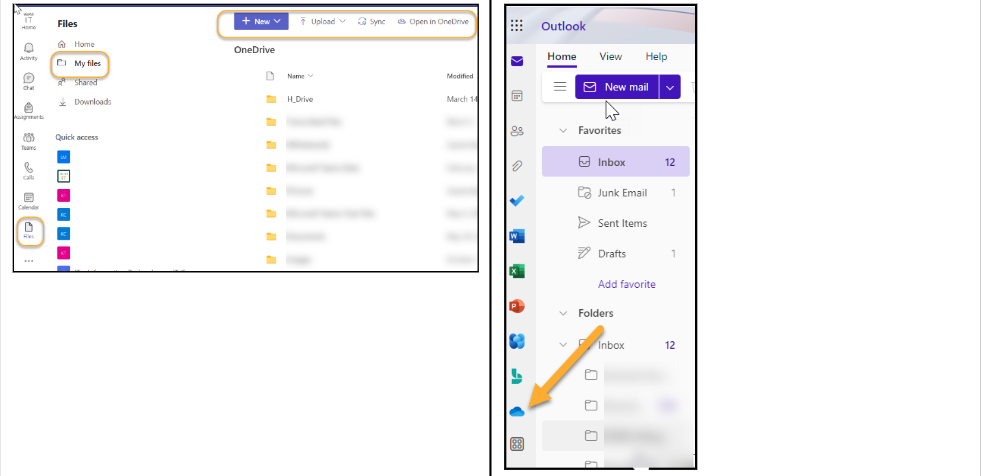 Access Teams and Outlook