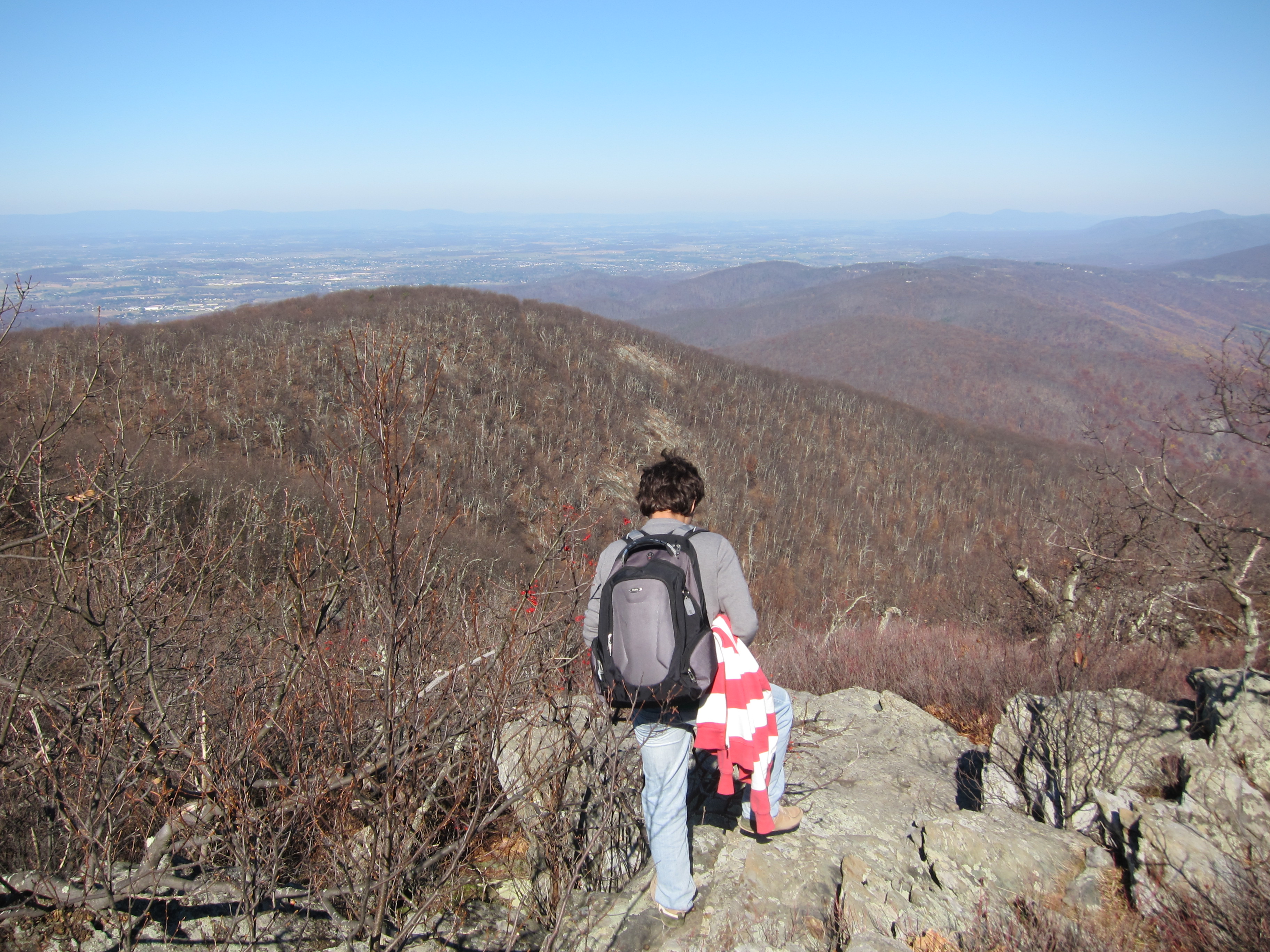 Hiking at a state park