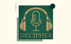 A digital graphic depicting a microphone in W&M colors