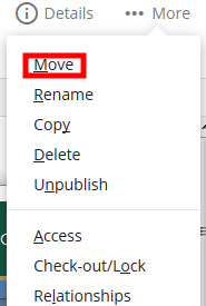 Moving assets