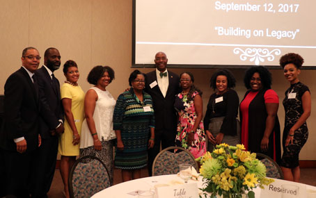 Dr. Warren Buck with past and present BSO presidents