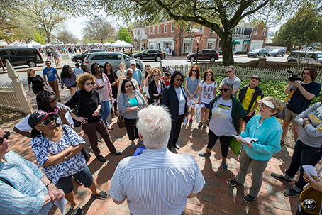 Walking Tour During Legacy Weekend