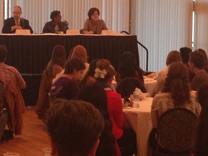 Students, staff and faculty ask task force members questions 