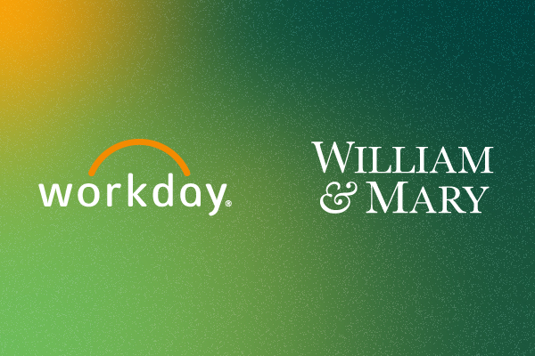 workday and w&m logos
